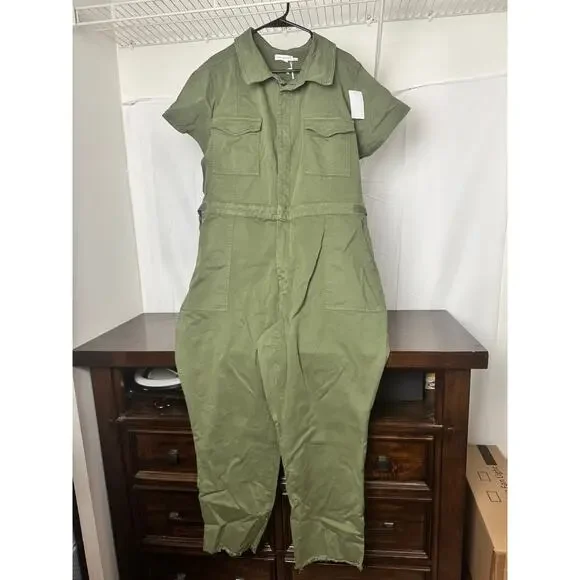 Good American Fit for Success Green Jumpsuit, 3XL NWT - Picture 3 of 14